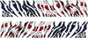 american flag zebra stripes decals kit